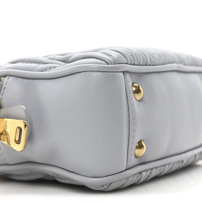 Miu Miu Nappa Matelasse Micro Arcadie Fiordaliso 8 of 9
