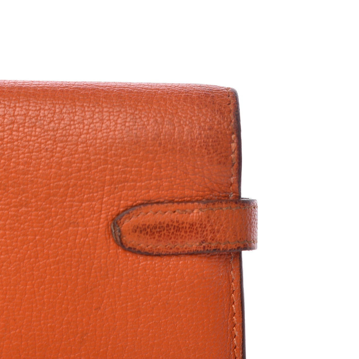 Chevre Mysore Kelly Longue Wallet Orange