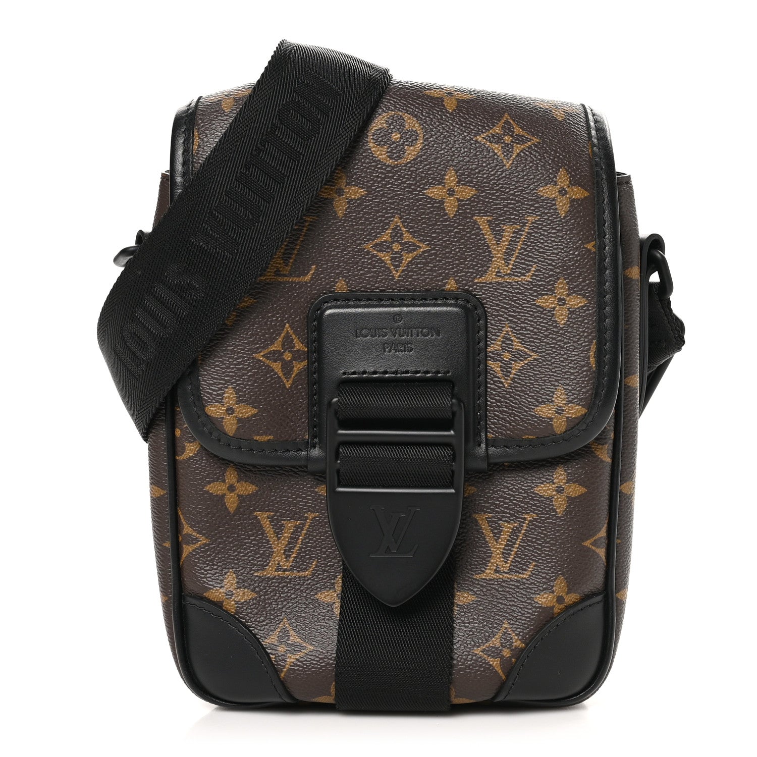 Louis Vuitton Monogram Macassar Archy Messenger PM 1 of 9