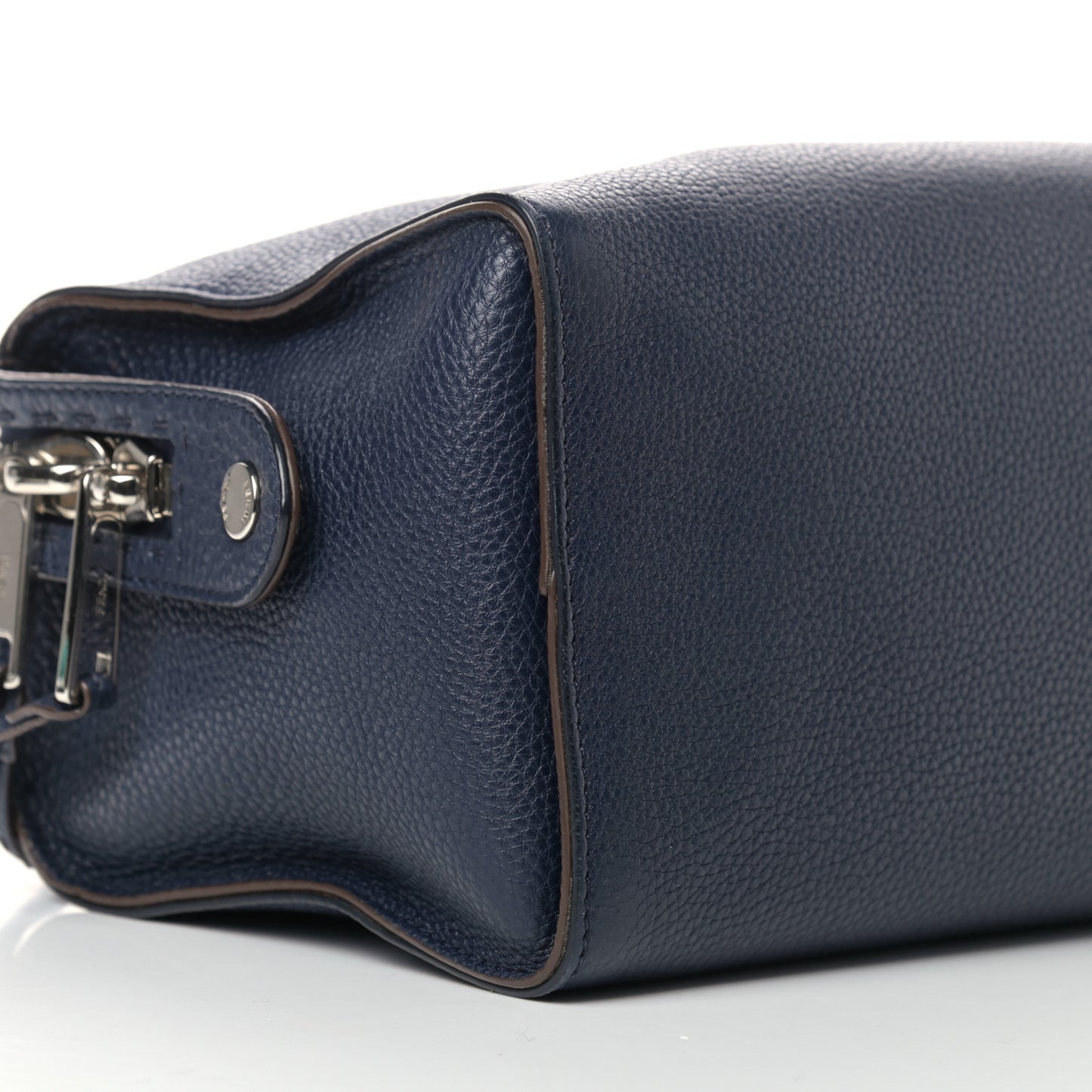 Cuoio Romano Selleria Lei Boston Tote Night Blue
