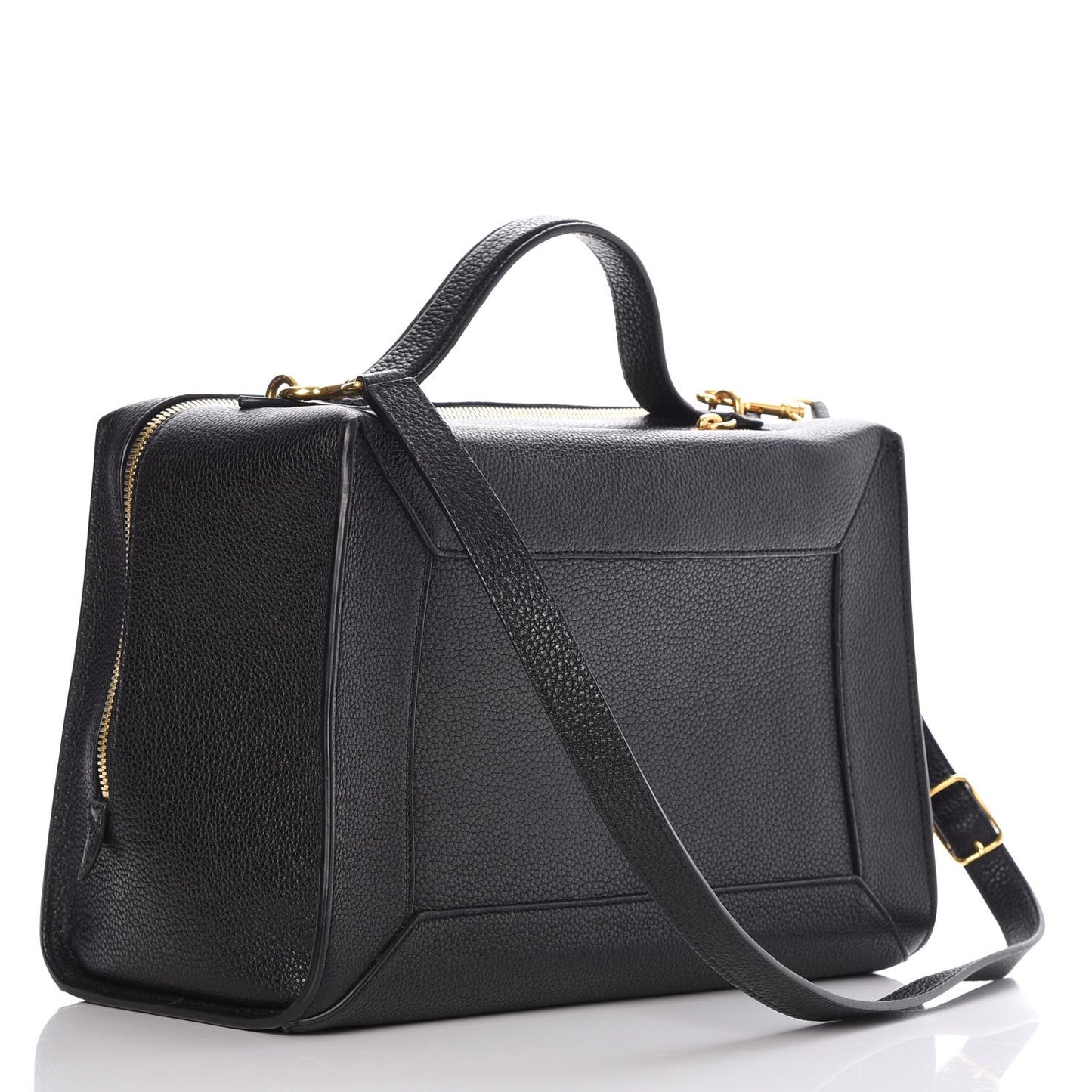 Small Classic Grain Calfskin Hopton Black