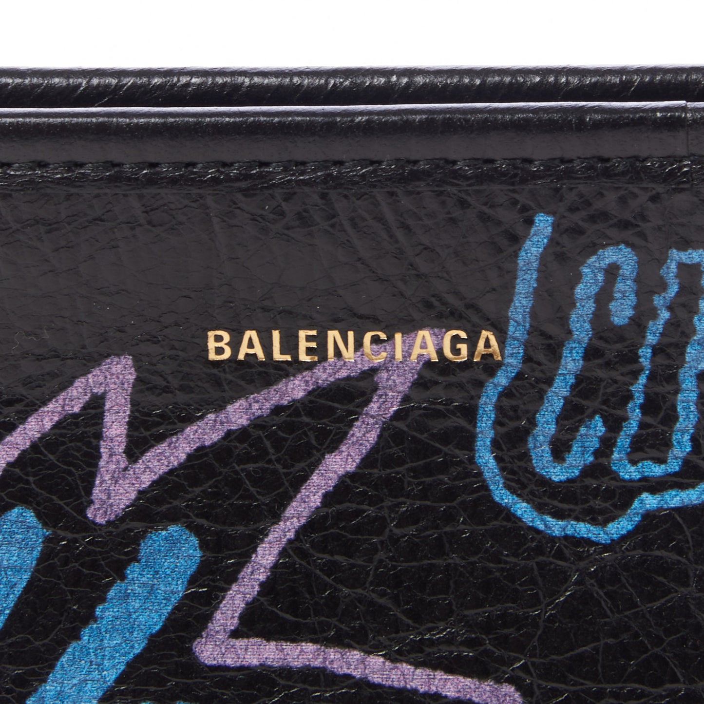Agneau Arena Graffiti All Over Bazar Pouch Black Multicolor