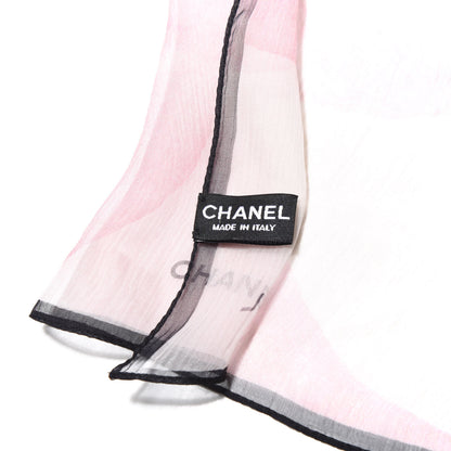 Chanel Silk Mousseline Camellia Stole Beige 3 of 3