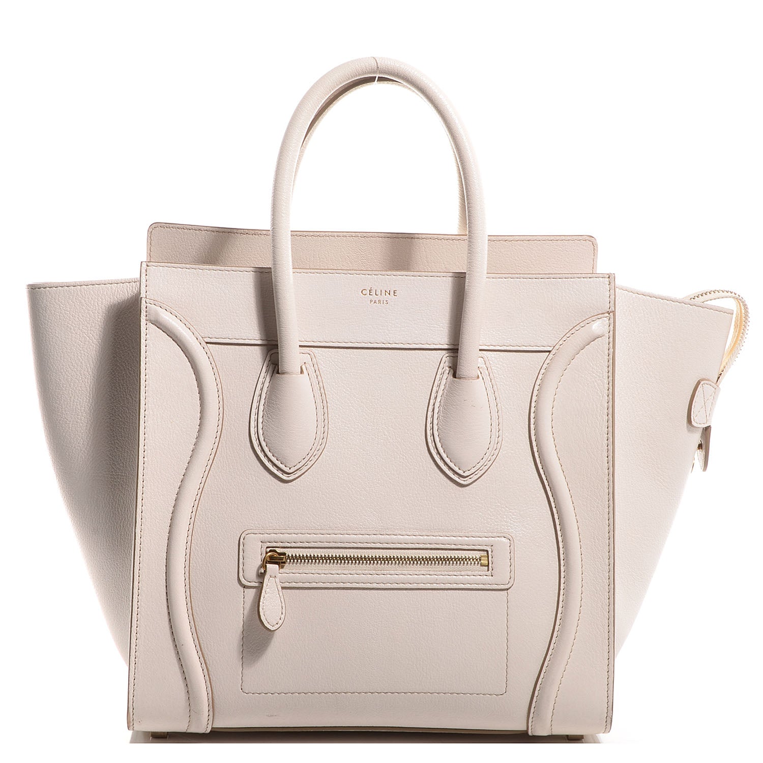 Celine Drummed Calfskin Mini Luggage 1 of 10