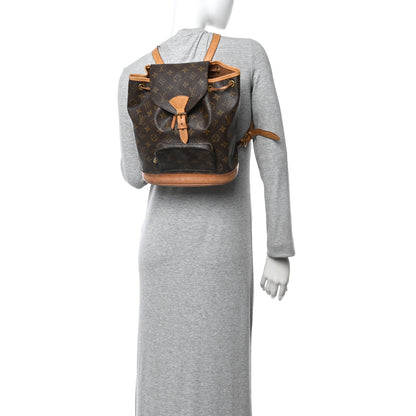Louis Vuitton Monogram Montsouris MM Backpack 2 of 11
