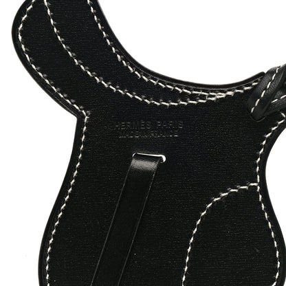 Hermes Box Paddock Selle Horse Saddle Bag Charm Black 4 of 4