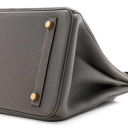 Hermes Togo Birkin 30 Gris Meyer 10 of 11