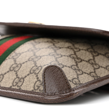 Gucci GG Supreme Monogram Web Small Ophidia Belt Bag Brown 10 of 11