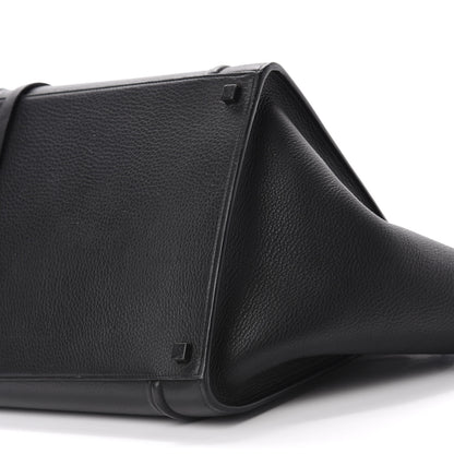 Celine Grained Calfskin Medium Phantom Luggage Black 6 of 8