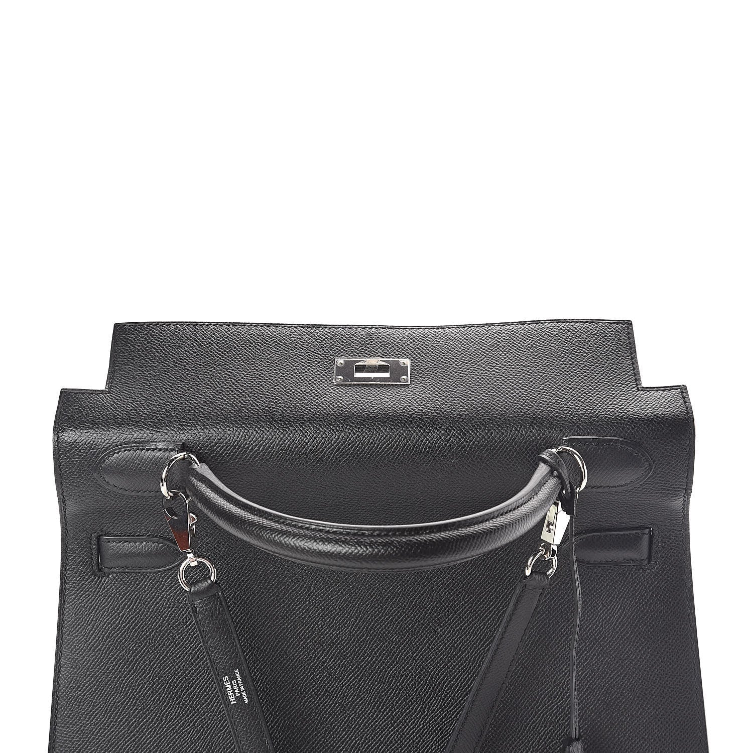 Hermes Epsom Kelly Sellier 32 Black 19 of 36