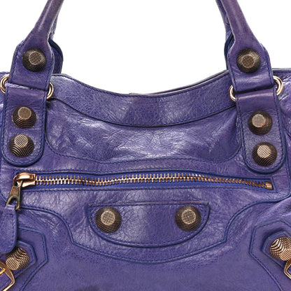 Balenciaga Agneau Giant 21 Rose Gold Hardware City Bleu Lavande 9 of 12