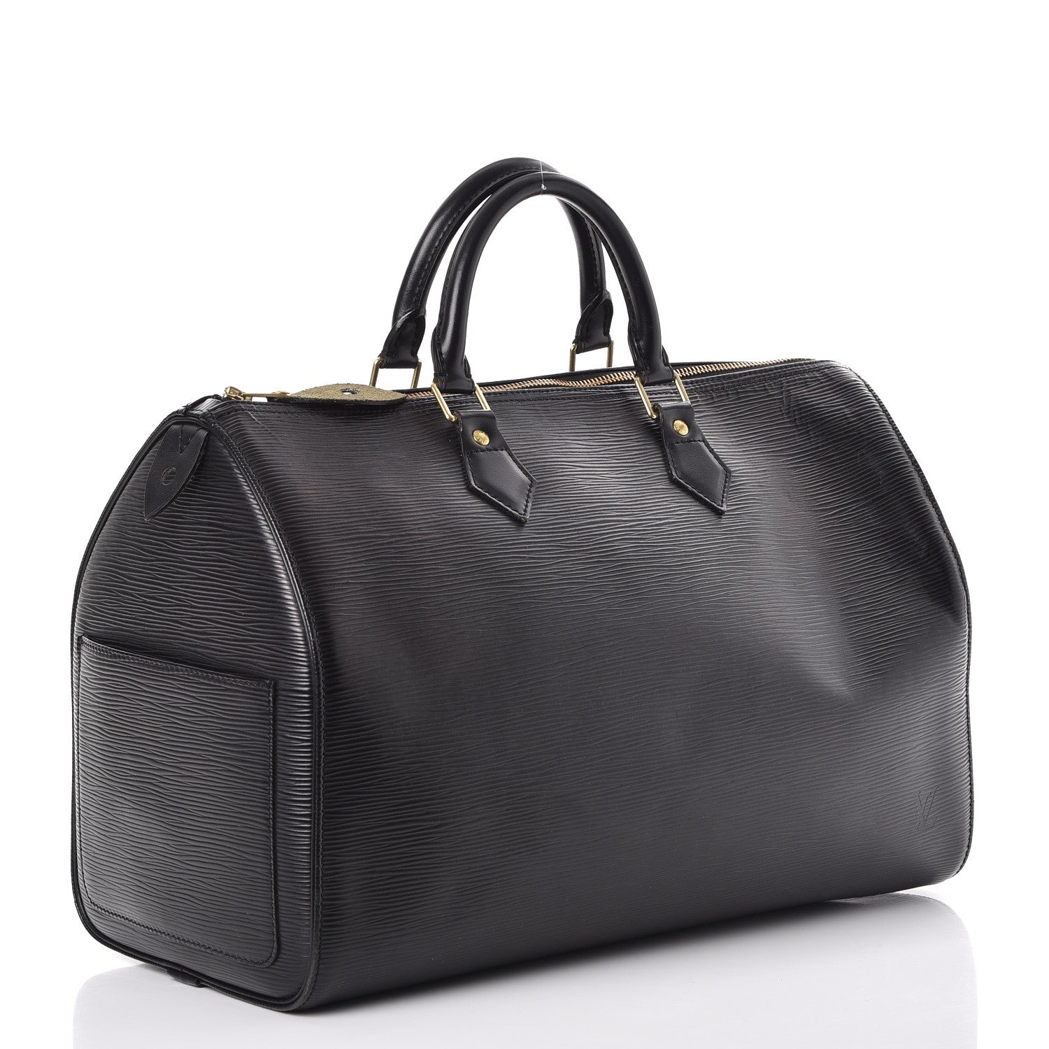 Louis Vuitton Epi Speedy 35 Black 3 of 13
