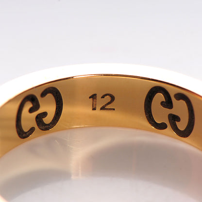 Gucci 18k Yellow Gold Diamond Icon Stardust Thin Band Ring 6 5 of 6