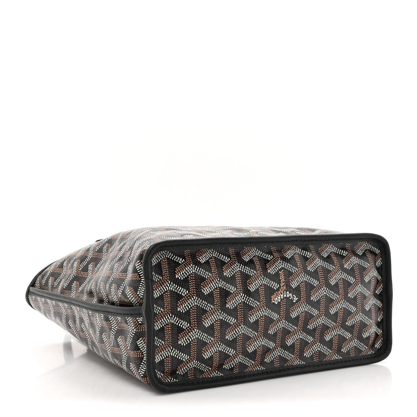 Goyardine Reversible Mini Anjou Black