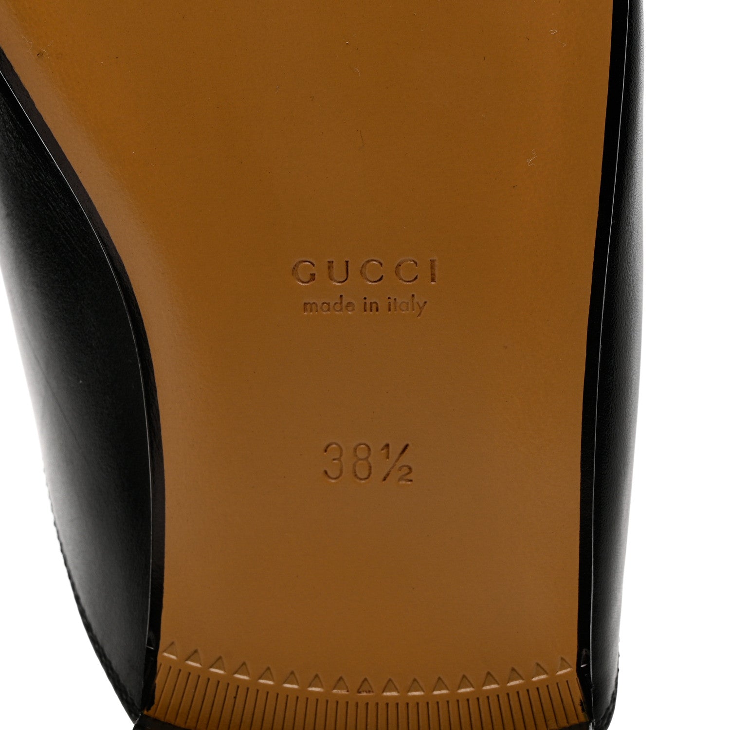 Gucci Calfskin Womens Princetown Slippers 38.5 Black 8 of 9