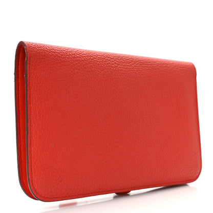 Hermes Togo Dogon Duo Wallet Capucine 4 of 15