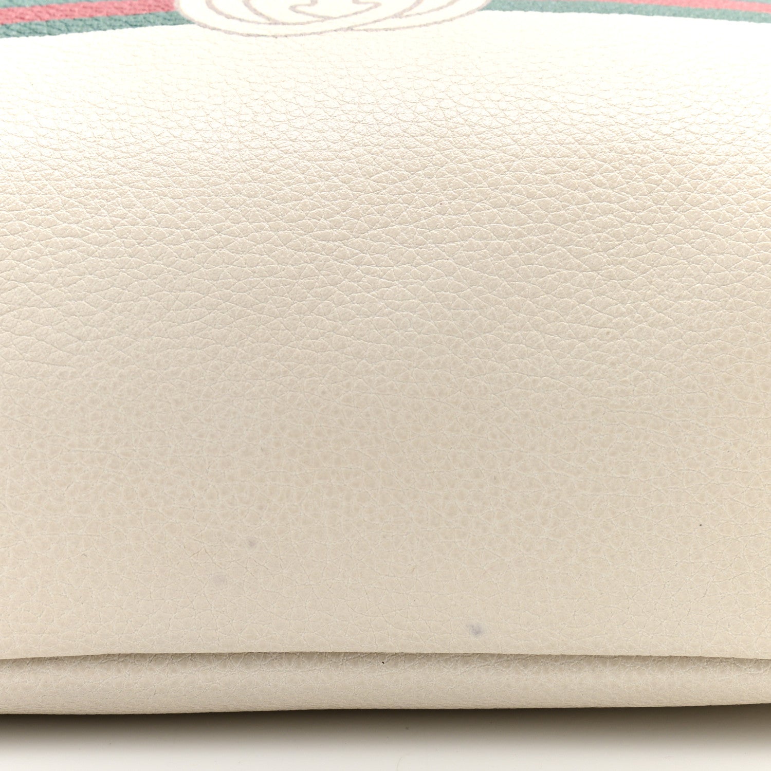 Gucci Grained Calfskin Logo Belt Bag White 11 of 11