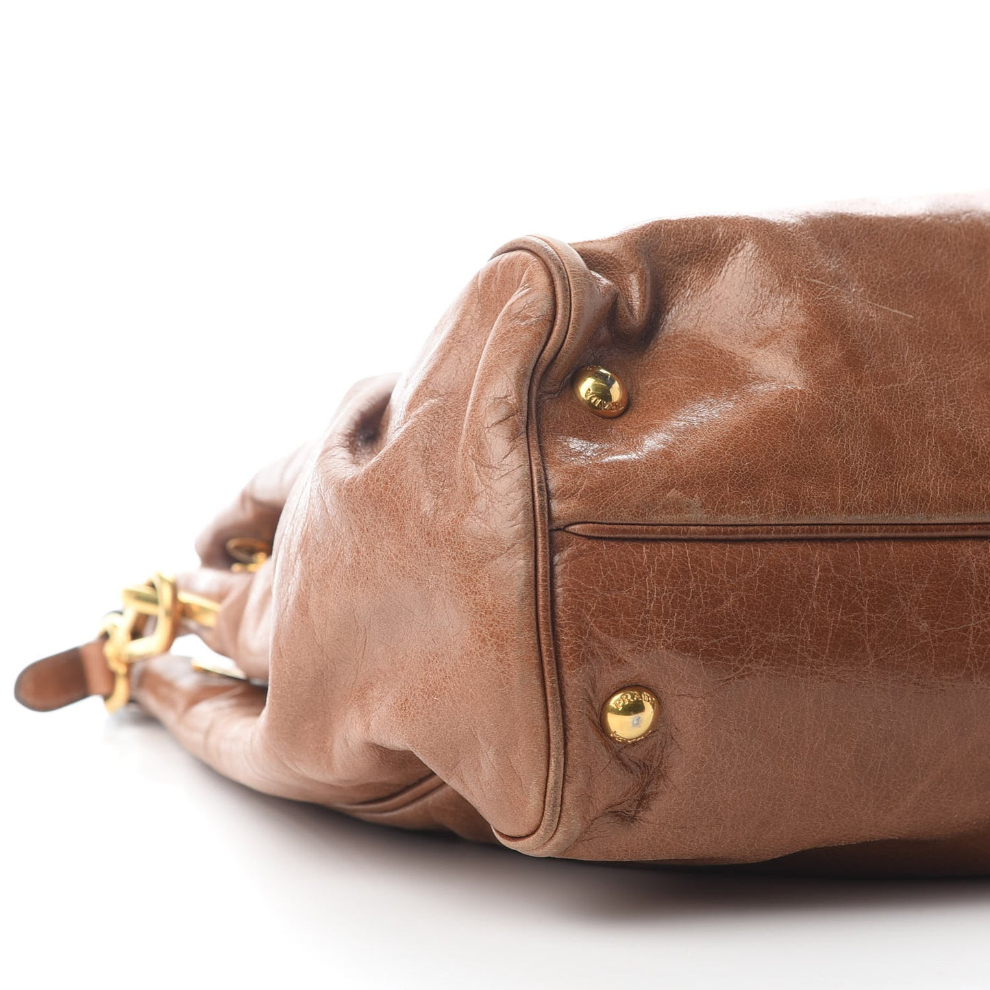 Vitello Daino Tote Brandy
