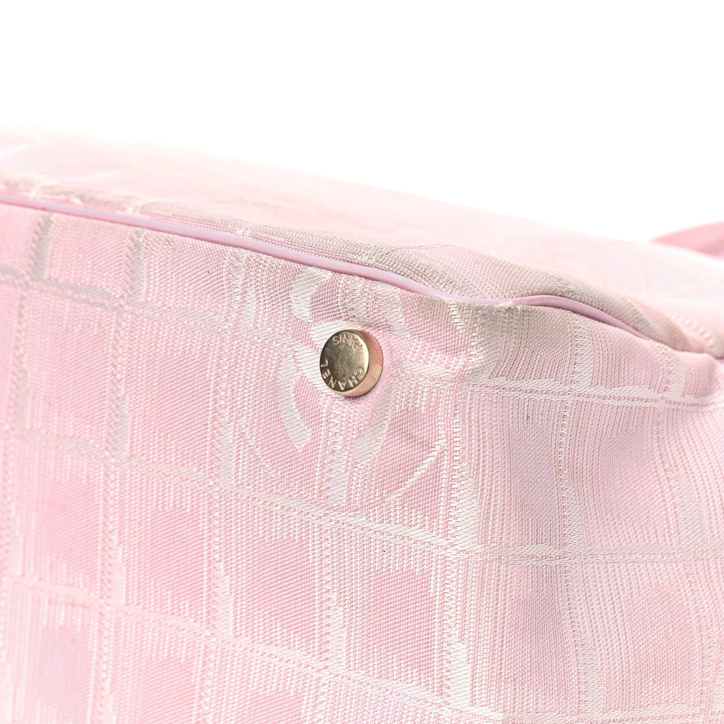 Nylon Medium Travel Tote Pink