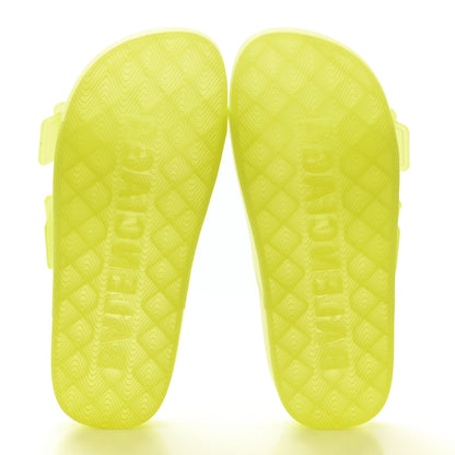 Balenciaga Technical Polyurethane Mallorca Slide Sandals 38 Fluo Yellow 6 of 6