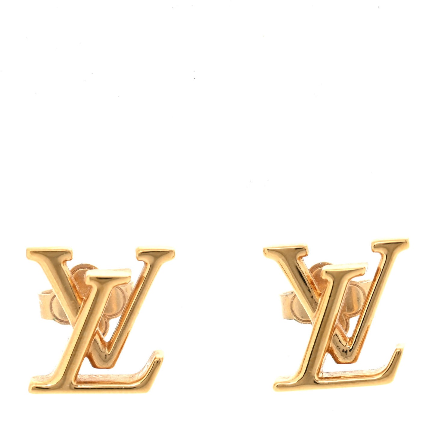 Metal LV Iconic Earrings Gold