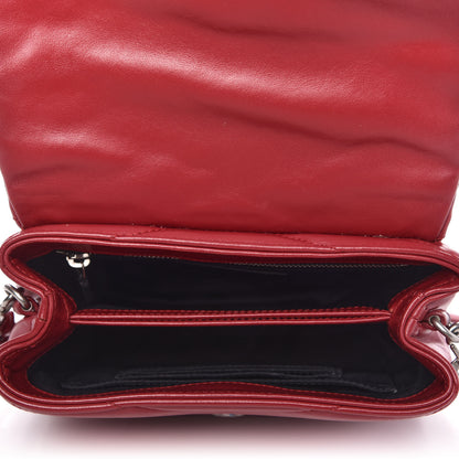 Saint Laurent Calfskin Y Quilted Monogram Toy Loulou Crossbody Bag New Lipstick 5 of 11