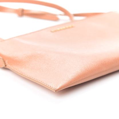 Burberry Patent Peyton Crossbody Clutch Bag Dusty Pink 8 of 10