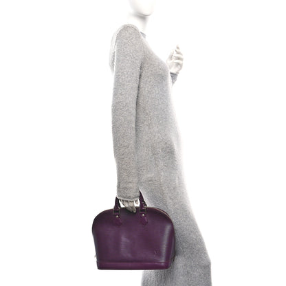 Louis Vuitton Epi Alma PM Cassis 2 of 10