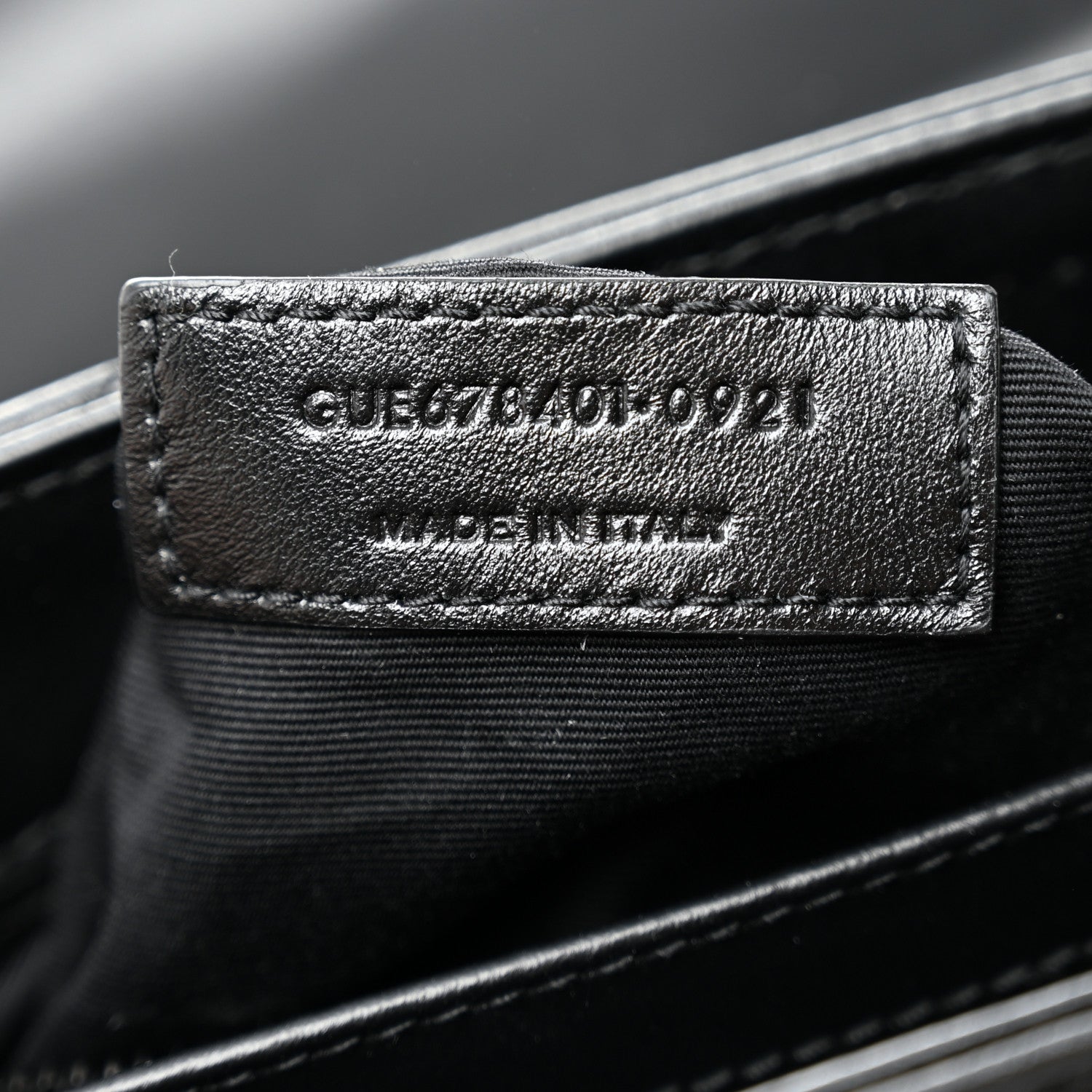 Saint Laurent Calfskin Y Quilted Monogram Monochrome Toy Loulou Crossbody Bag Black 7 of 10