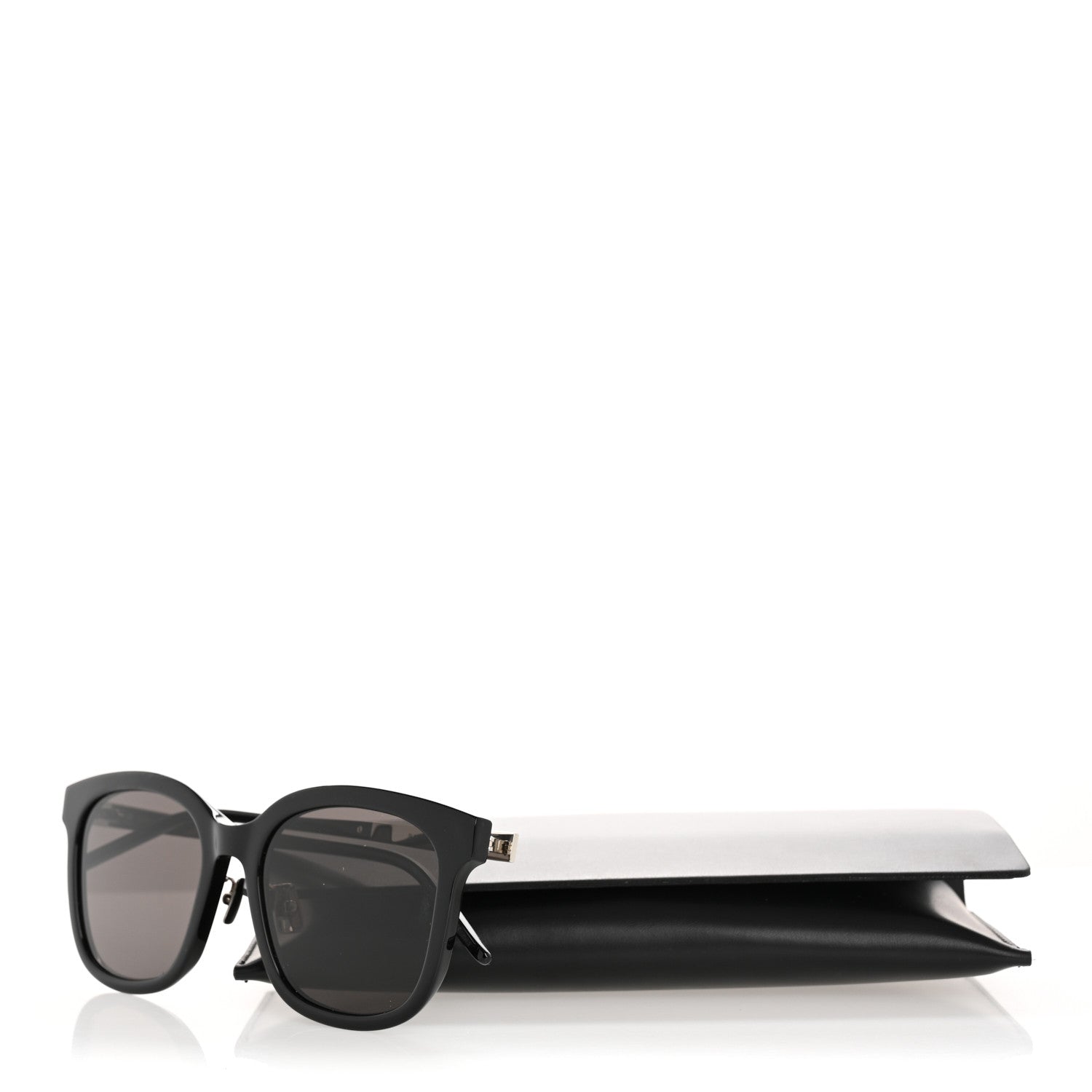 Saint Laurent Acetate Sunglasses SL M77/K Black 9 of 9