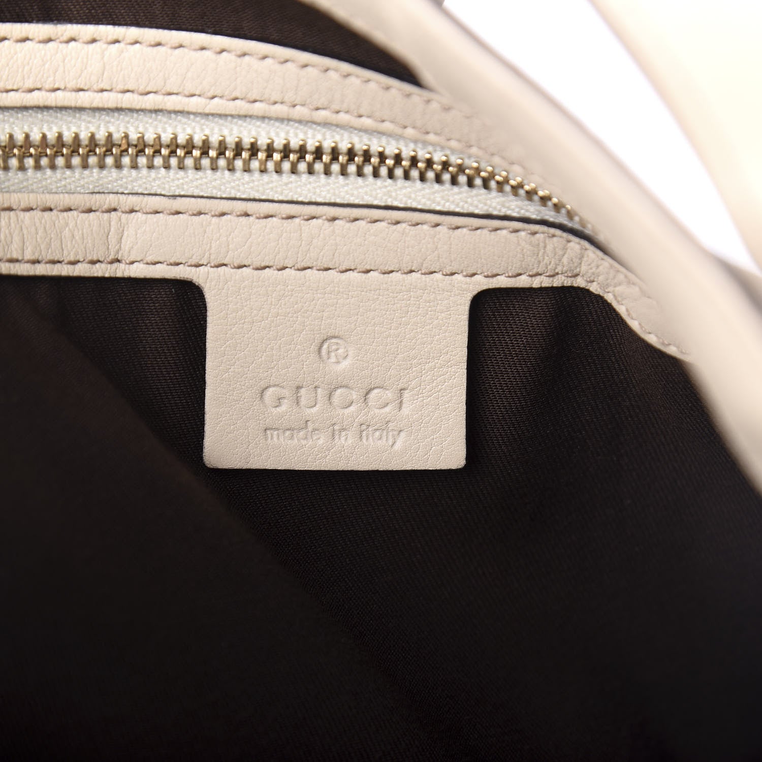 Gucci Calfskin Medium Britt Hobo Off White 8 of 15
