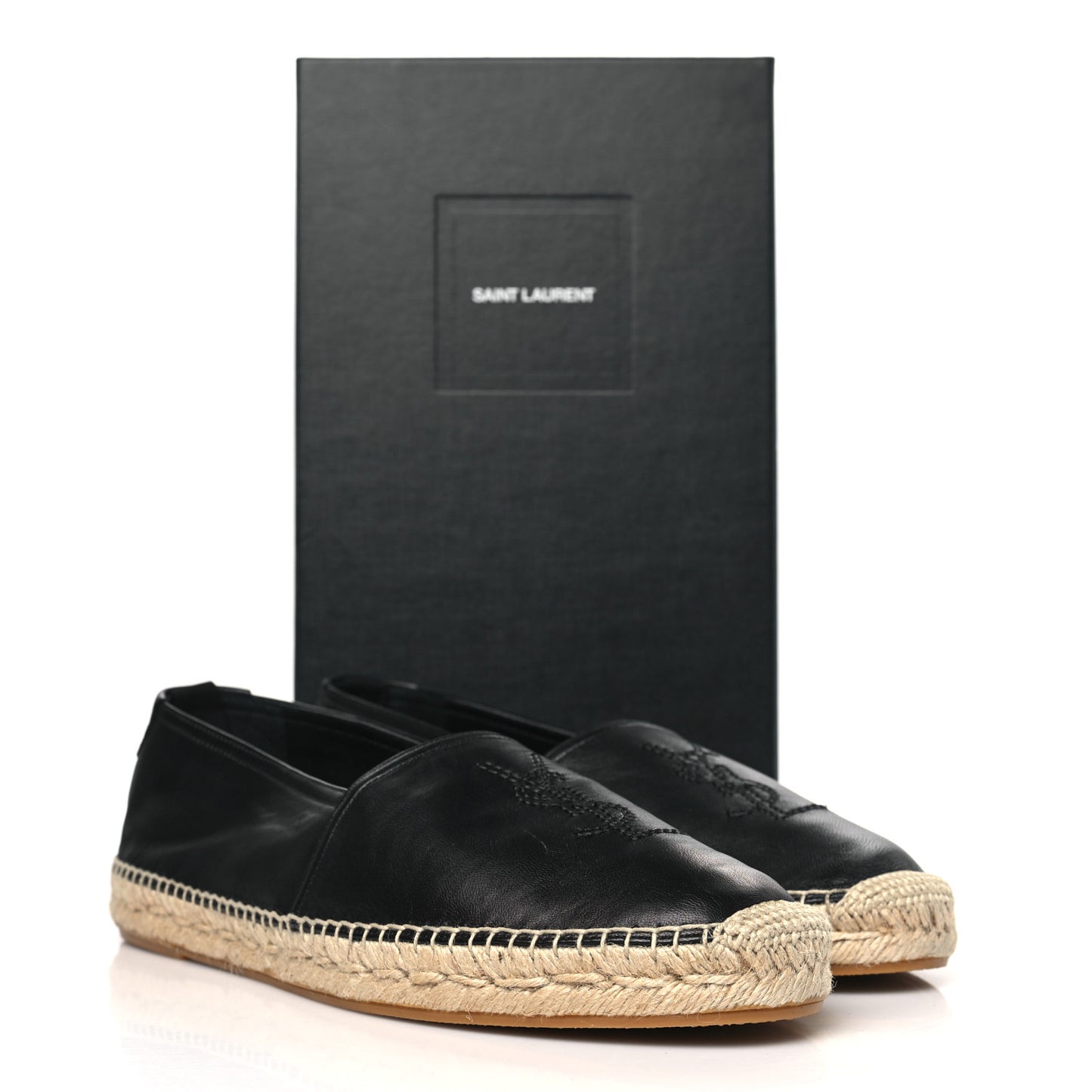 Lambskin Mens Monogram Espadrilles 45 Black