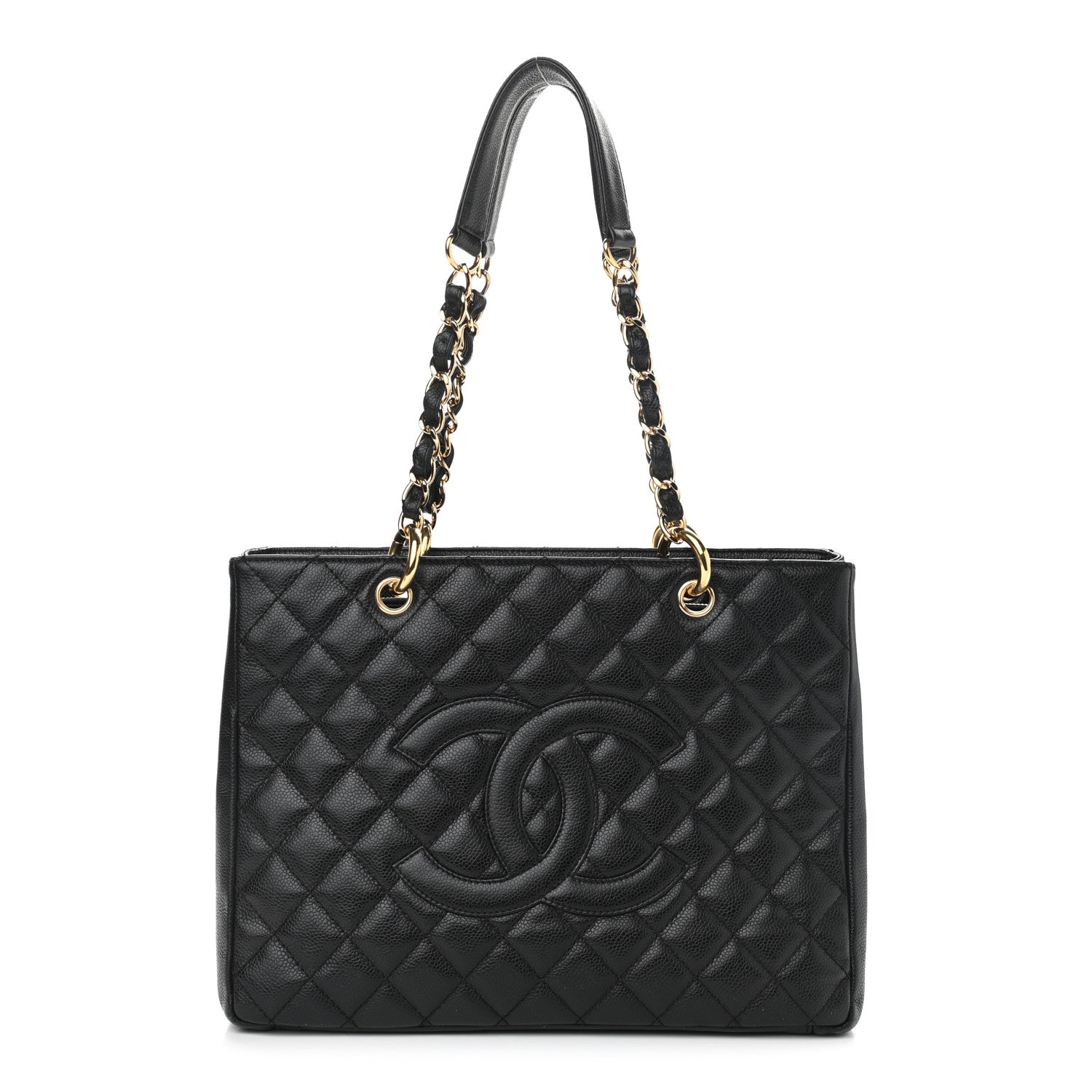 Chanel Caviar Quilted Grand Shopping Tote GST Black 1 of 11