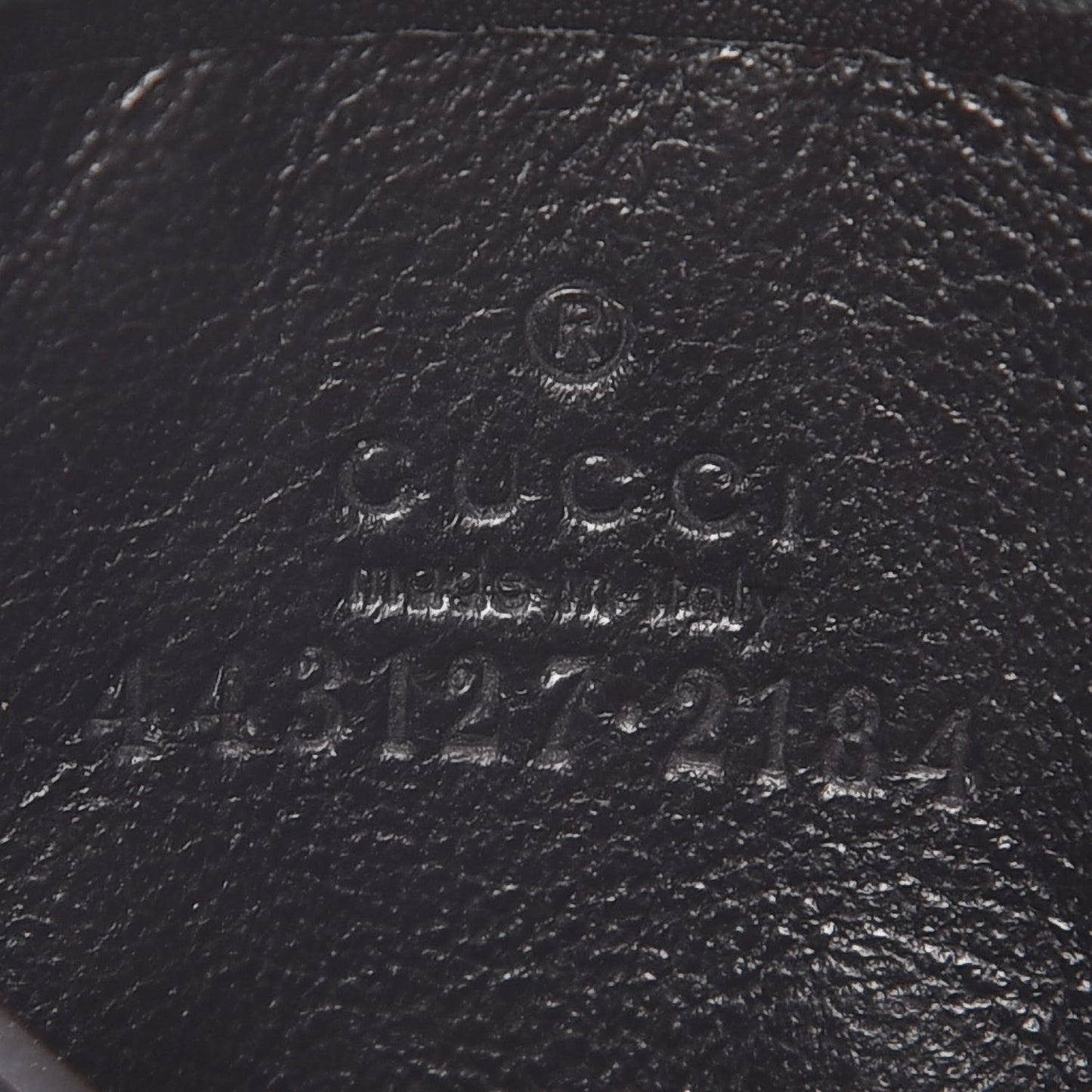 Calfskin Matelasse GG Marmont Card Holder Black