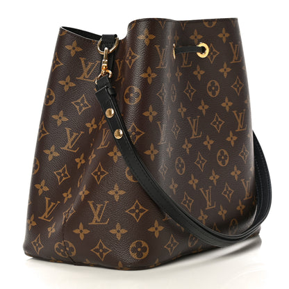 Louis Vuitton Monogram Neonoe MM Black 3 of 8