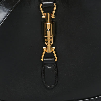 Gucci Boarded Dyana Lux Calfskin Small Jackie 1961 Hobo Black 9 of 17