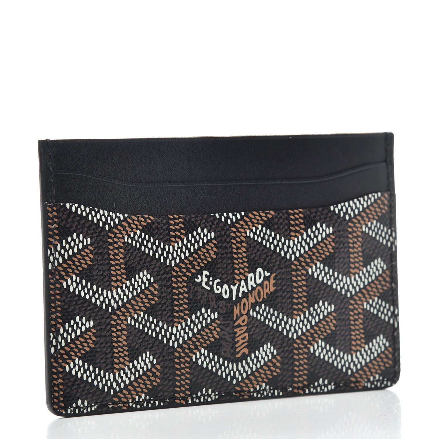 Goyard Goyardine Saint Sulpice Card Holder Black 3 of 6