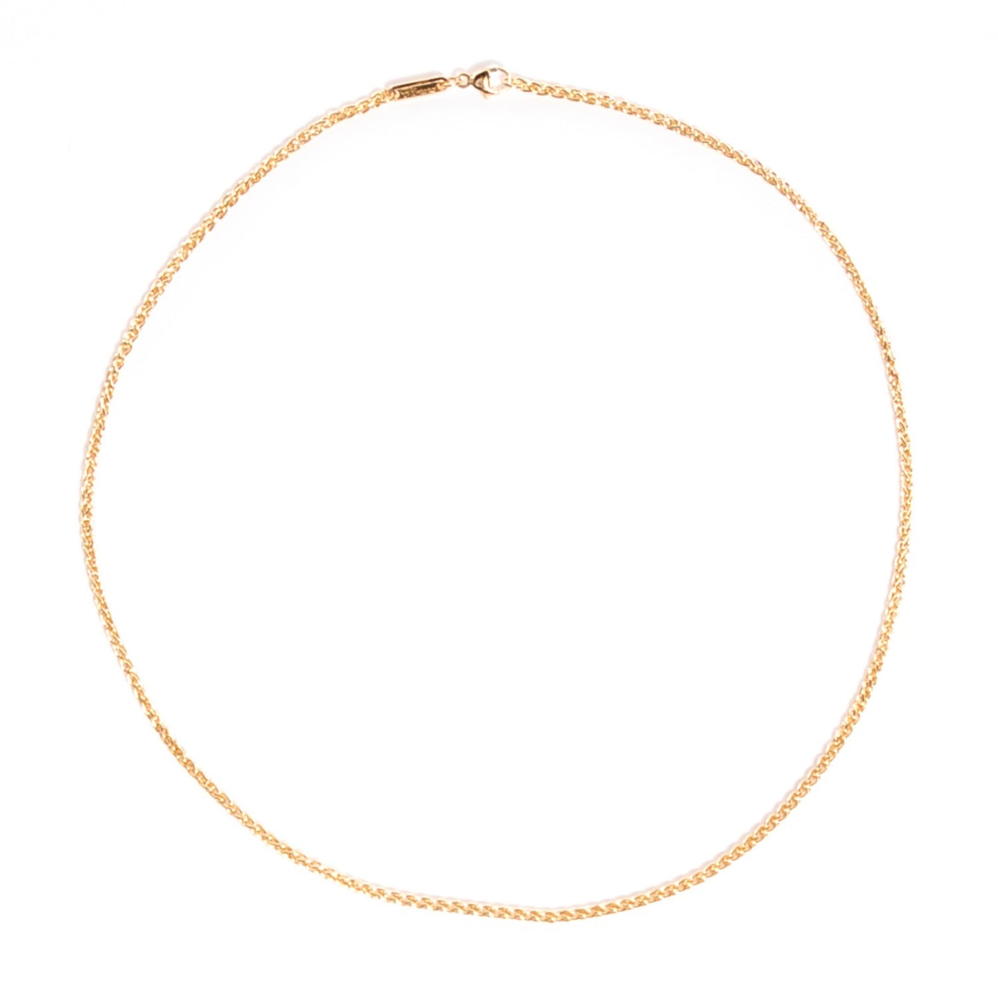 18K Yellow Gold Chain Necklace