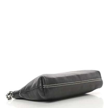 Chanel Lambskin Lax Pochette Black 3 of 11