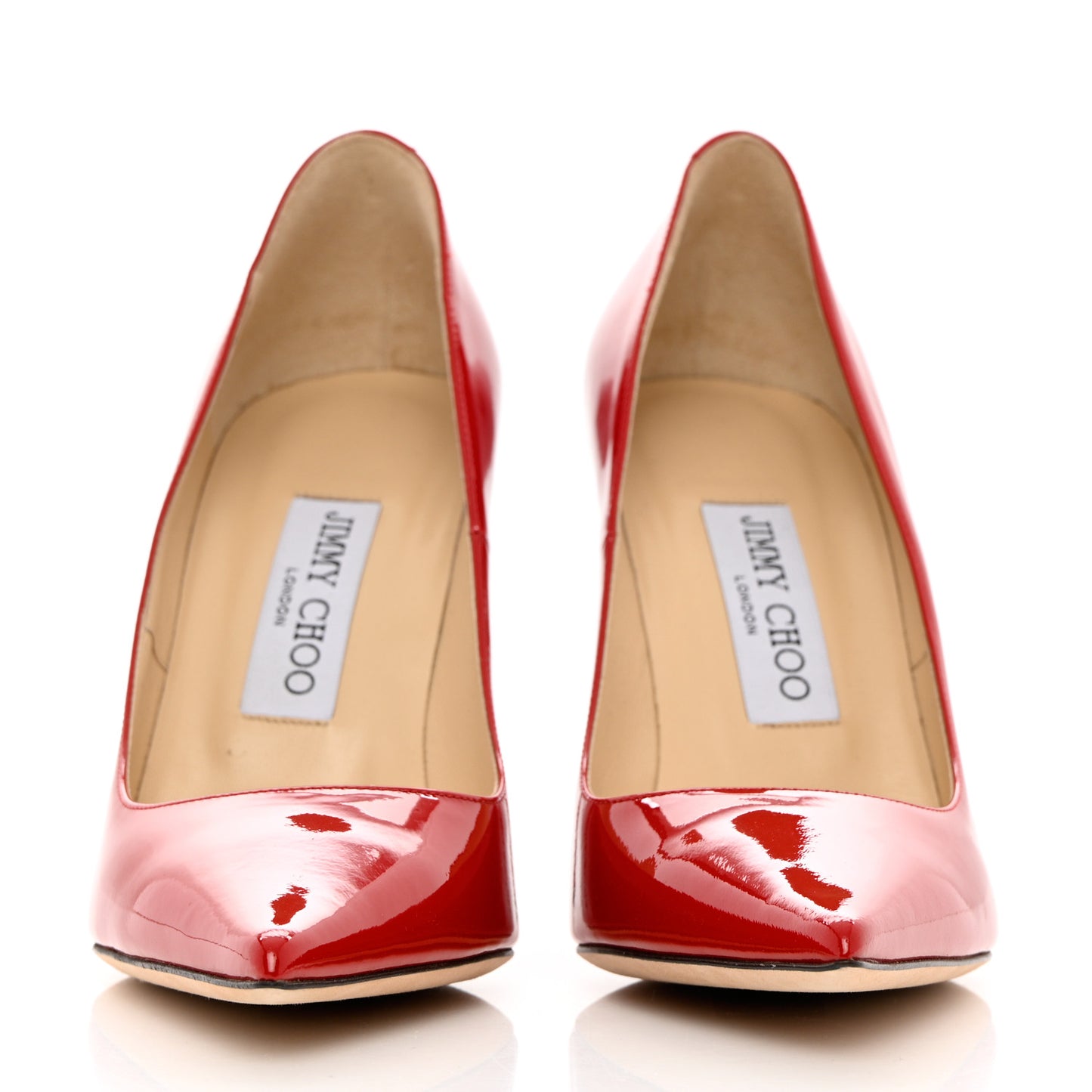 Patent Pointy Toe Abel Pumps 37 Red