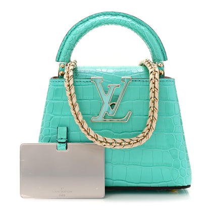 Louis Vuitton Iridescent Alligator Nano Capucines 3 of 11