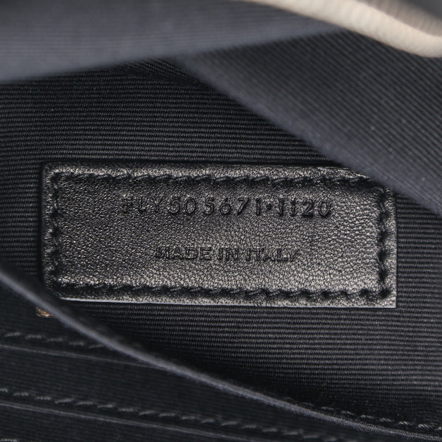 Calfskin Belt Bag Black
