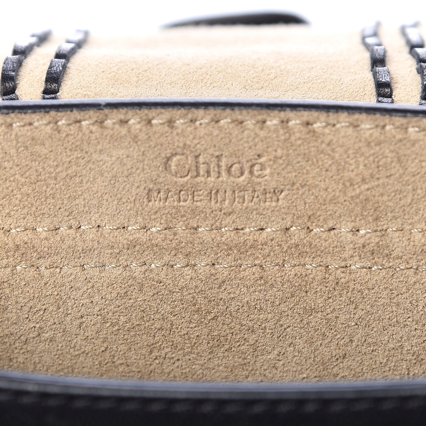 Calfskin Braided Mini Hudson Shoulder Bag Black