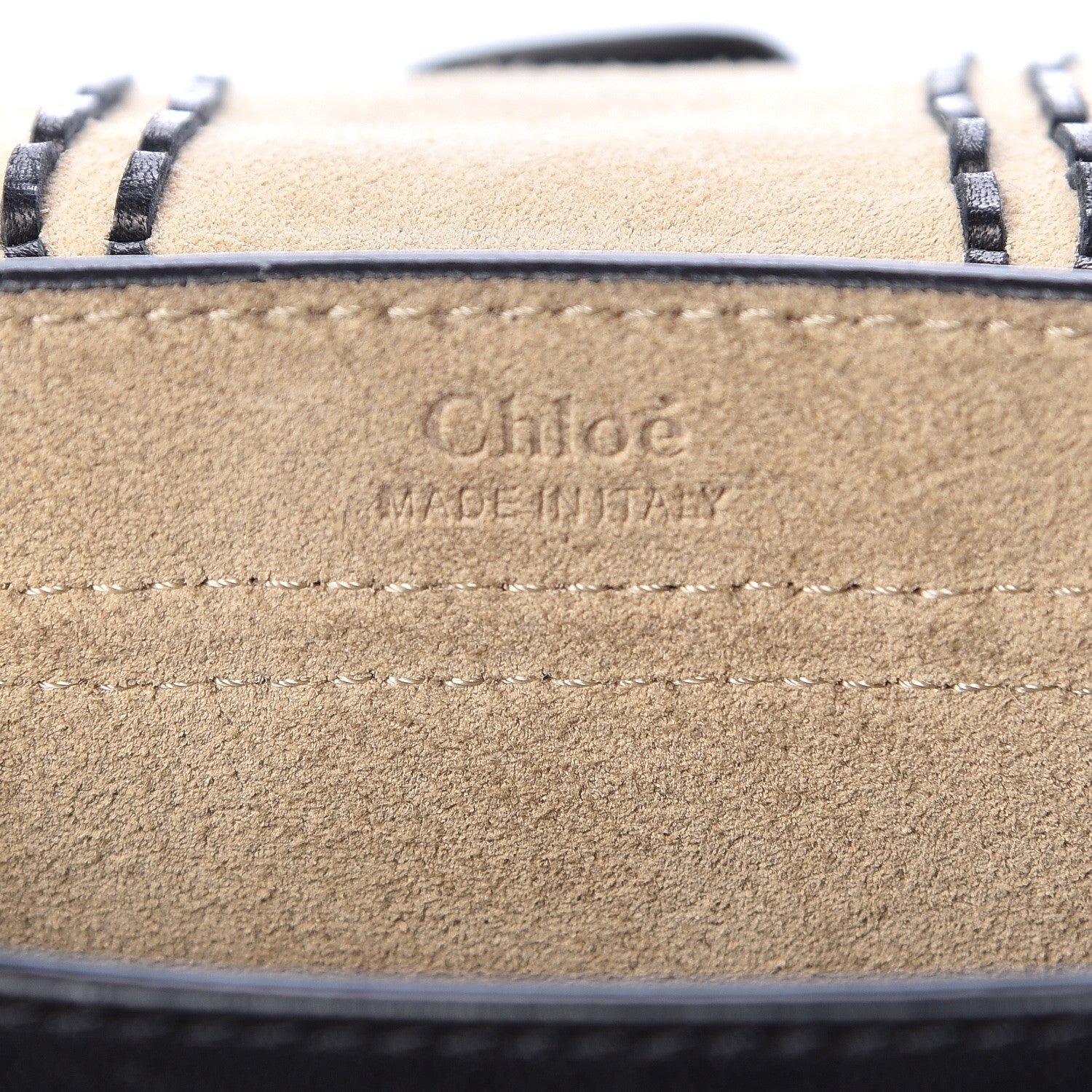 Chloe Calfskin Braided Mini Hudson Shoulder Bag Black 9 of 9