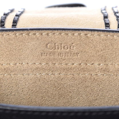 Chloe Calfskin Braided Mini Hudson Shoulder Bag Black 9 of 9