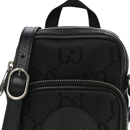 Gucci Econyl Nylon Monogram Off The Grid Shoulder Bag Black 8 of 11