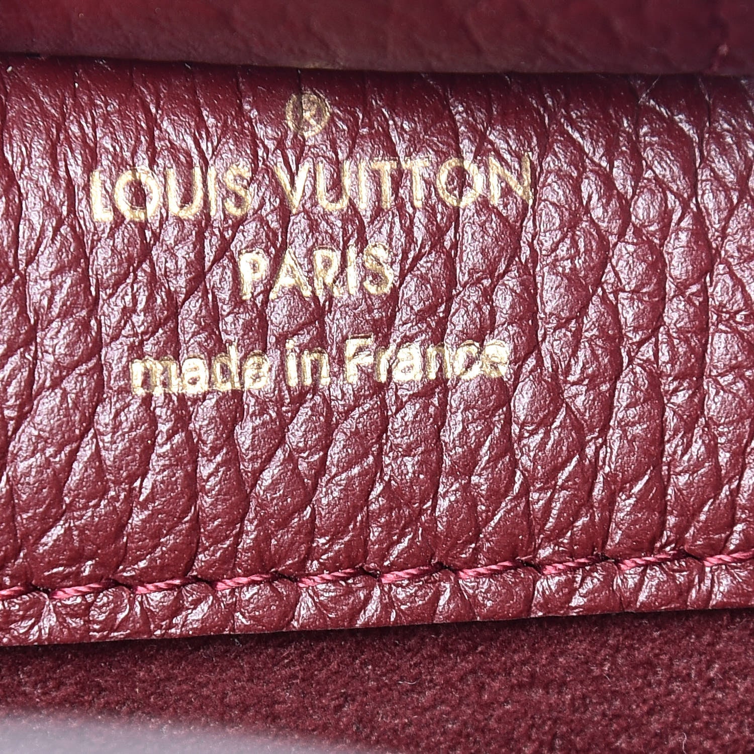 Louis Vuitton Damier Ebene Cuir Taurillon Brittany Bordeaux 6 of 9