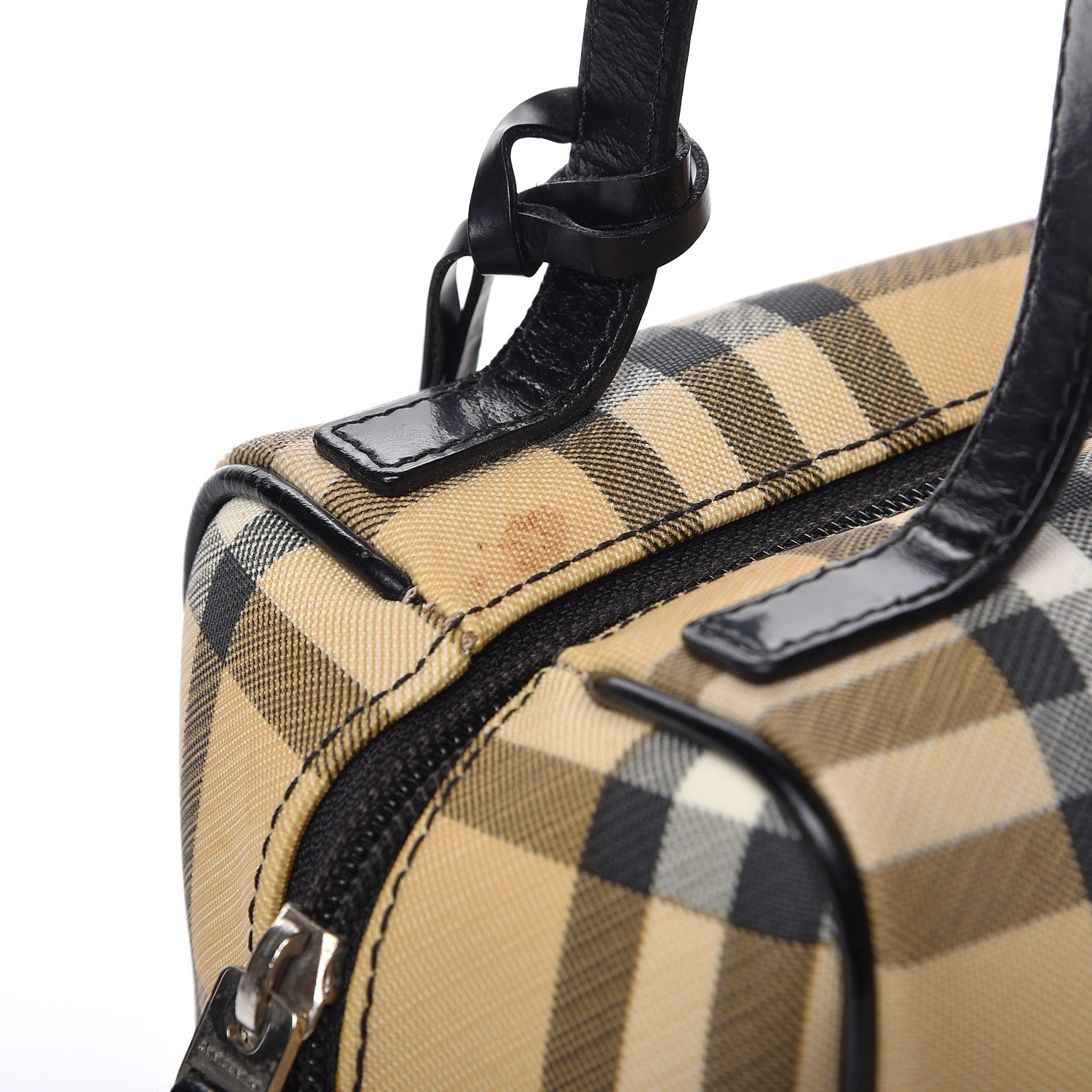 Burberry House Check Small Shoulder Bag Black 9 of 10