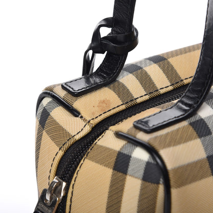 Burberry House Check Small Shoulder Bag Black 9 of 10
