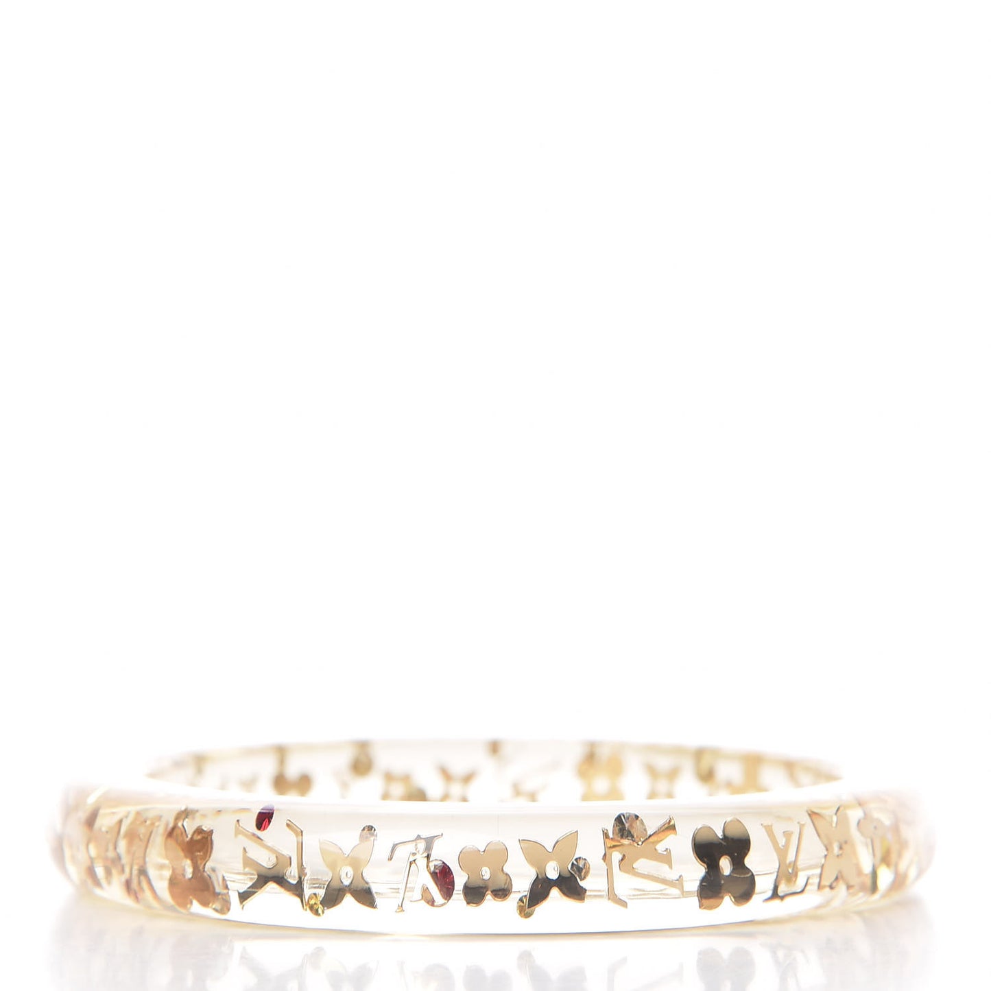 Resin Swarovski Inclusion Bracelet PM Transparent